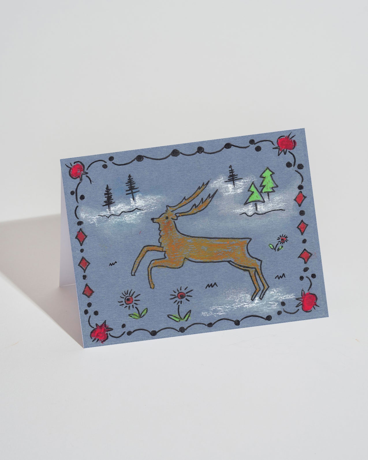 Reindeer Greeting Card